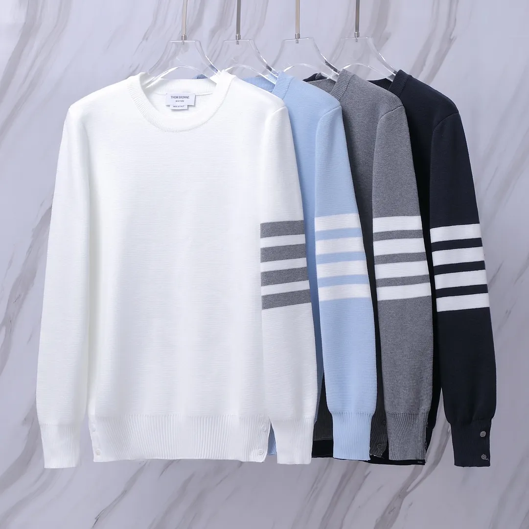 ：M 02 （TBClassic ） THOM BROWNE .TBClassic Breathable Same Style ：White/Navy Blue /Gray/ Blue Size：1/2/3/4